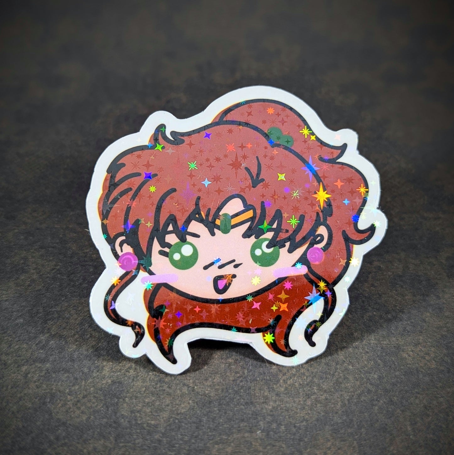 Sailor Moon Scout Guardian Anime Fanart Classic and Holographic Vinyl Stickers