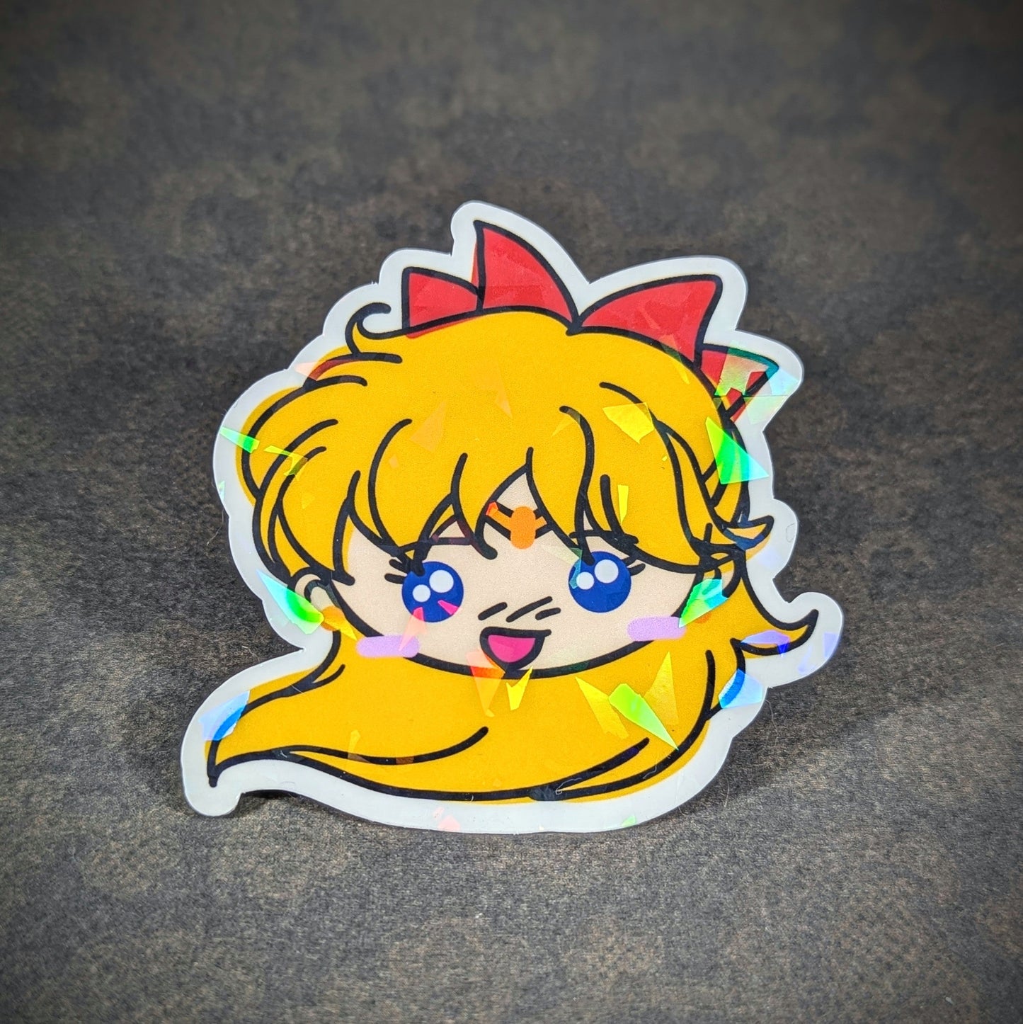 Sailor Moon Scout Guardian Anime Fanart Classic and Holographic Vinyl Stickers