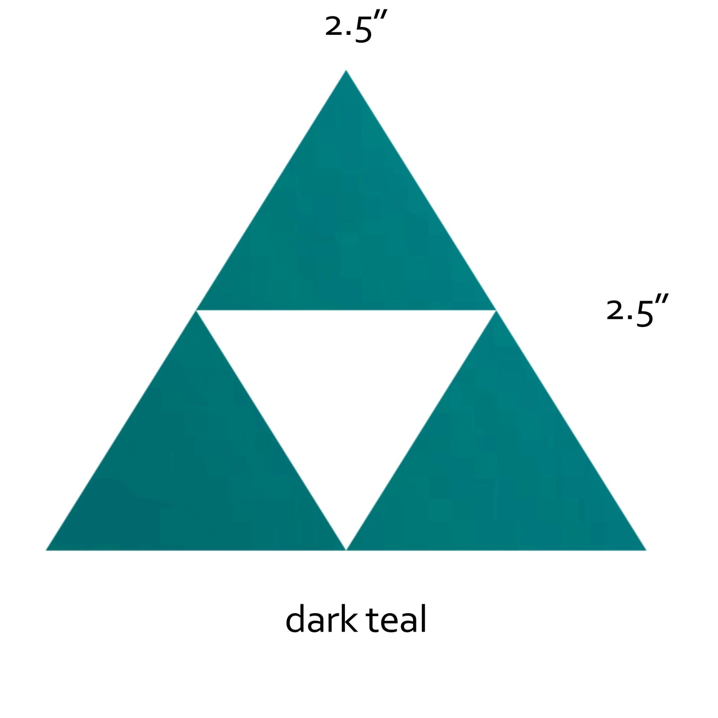 A sleek Legend of Zelda Triforce vinyl sticker, perfect for fans of the series. Available in multiple colors, it’s great for decorating laptops, notebooks, or water bottles.