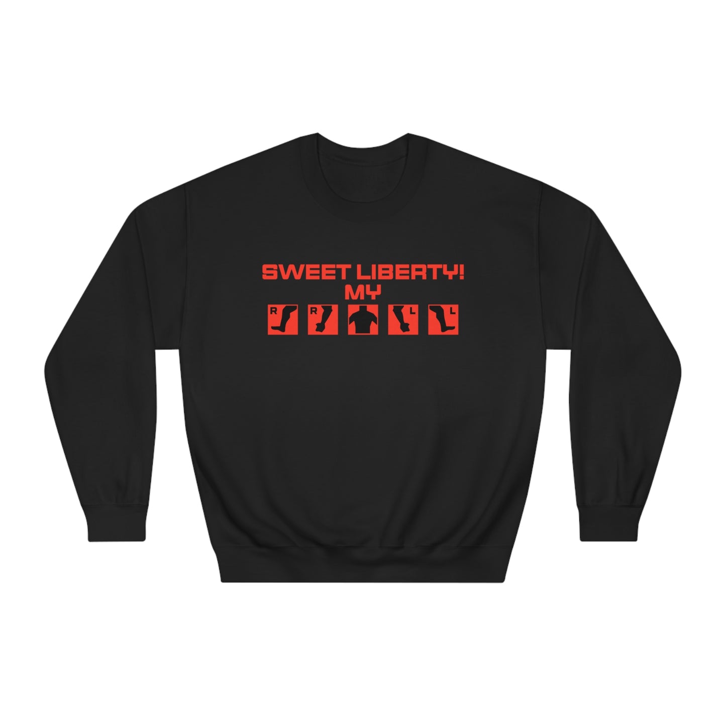 Helldivers 2 "Sweet Liberty!" Injury Unisex Crewneck Sweatshirt