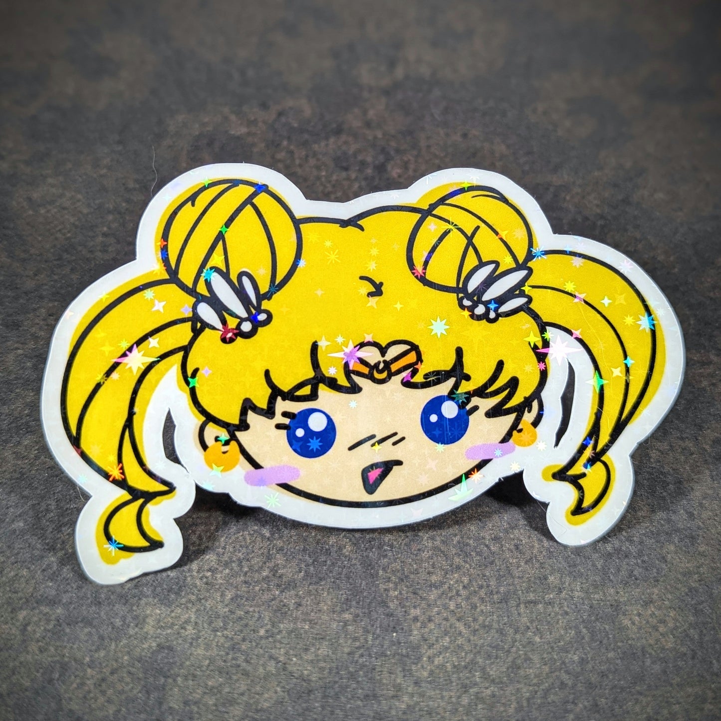 Sailor Scout Guardian Anime Fanart Classic and Holographic Vinyl Stickers