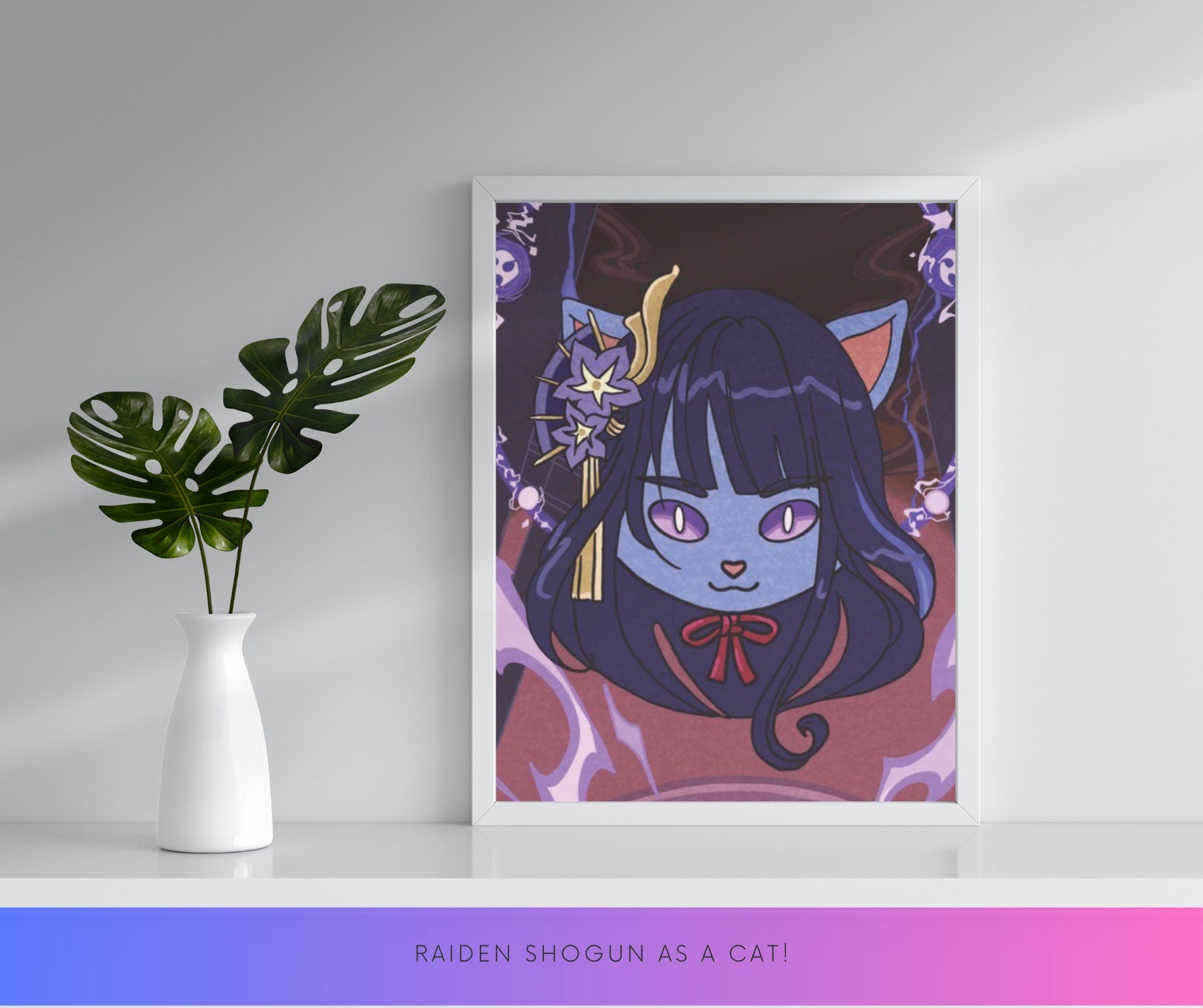 These Genshin Impact character art prints depict fan-favorite characters in adorable animal forms. Perfect for fans of Genshin and kawaii art, these vibrant prints are great for any wall decor.