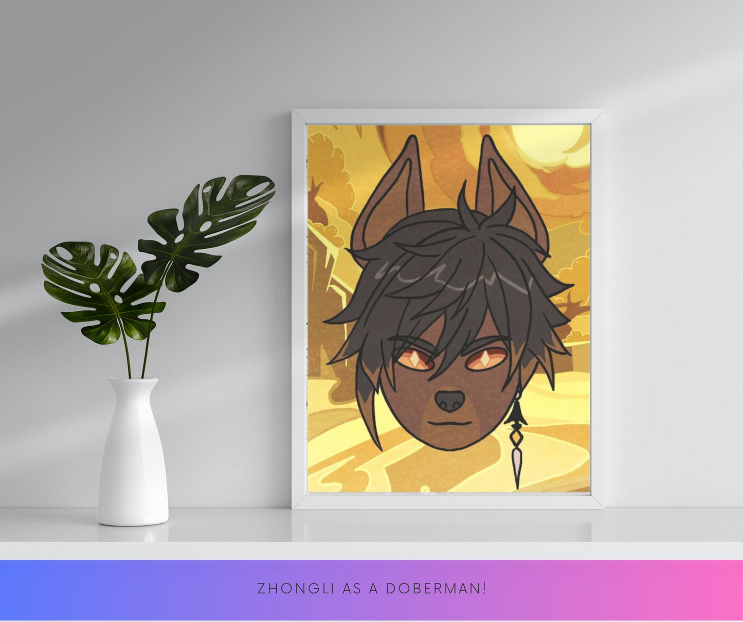 These Genshin Impact character art prints depict fan-favorite characters in adorable animal forms. Perfect for fans of Genshin and kawaii art, these vibrant prints are great for any wall decor.